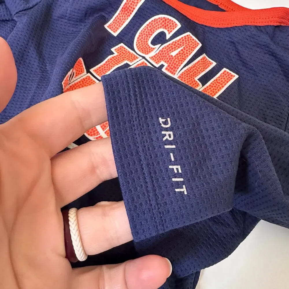 Nike Basketball Bodysuit Blue and Orange - 24 Months